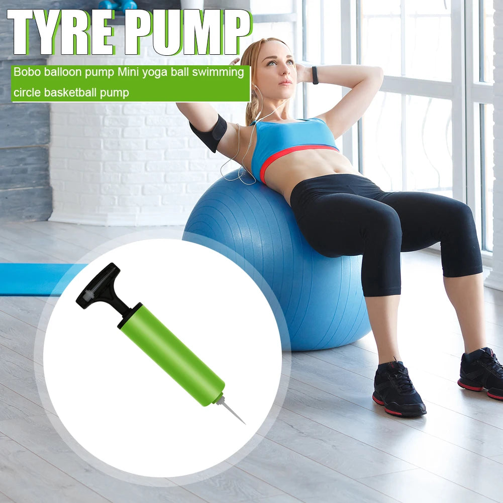 Portable Air Pump Soccer Swimming Ring Inflatable Ball Basketball Tire Inflator Air Inflatable Basketball Pump Accesories