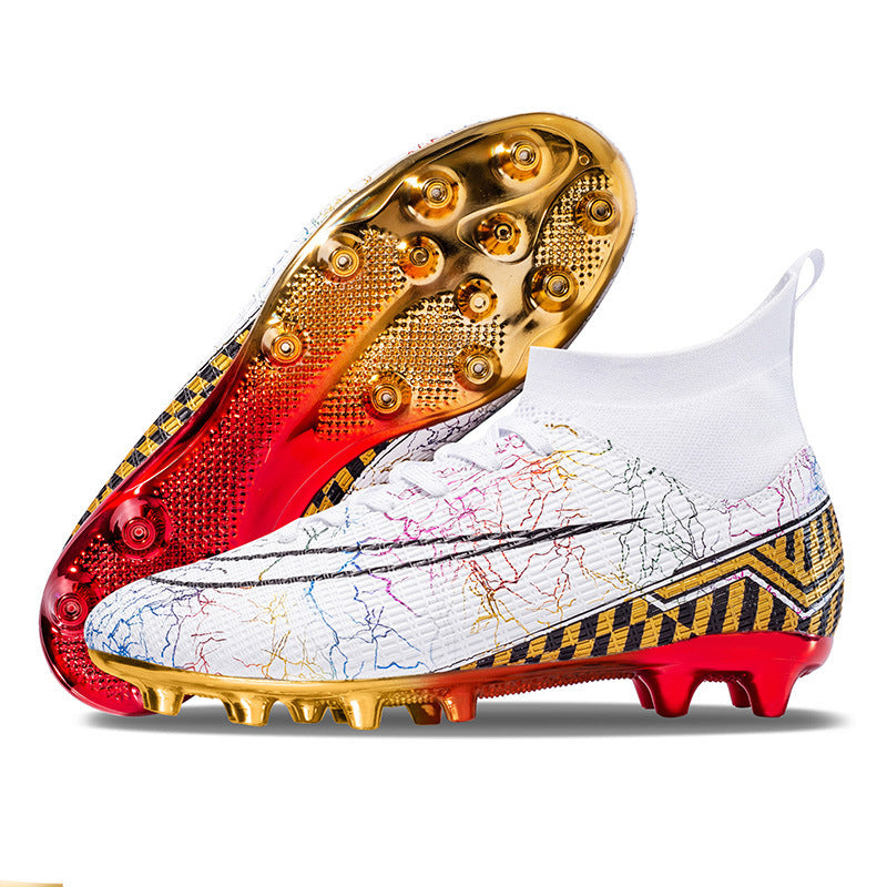 Chaussures de Soccer Homme Semelle Dorée