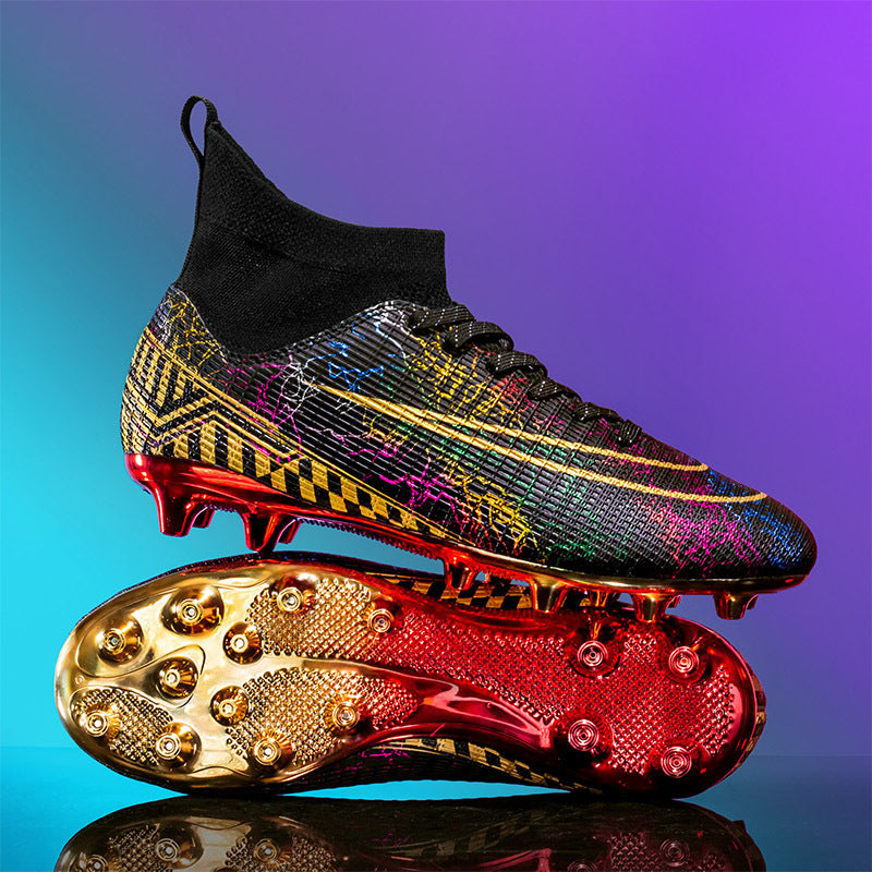 Chaussures de Soccer Homme Semelle Dorée