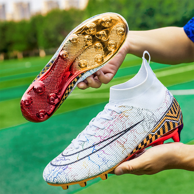 Chaussures de Soccer Homme Semelle Dorée