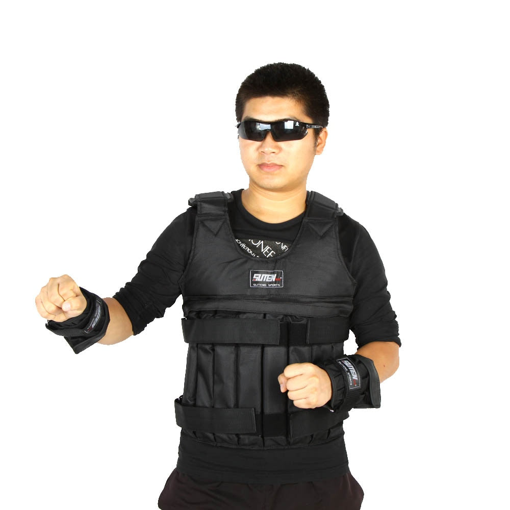 Gilet Lesté Réglable – Weighted Vest 20-50 kg