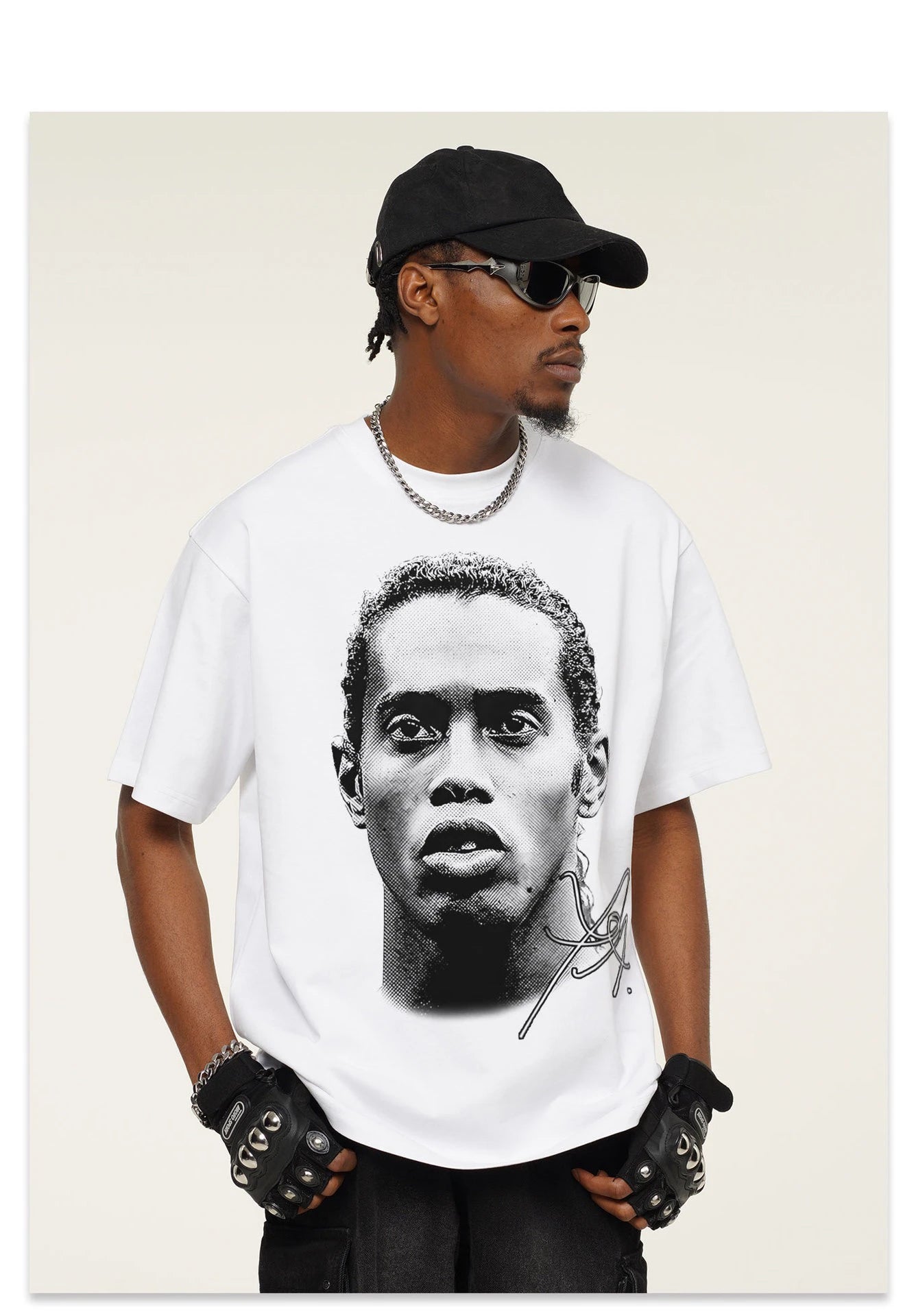 T-Shirt Ronaldinho – Tee Shirt Soccer Coton Oversize