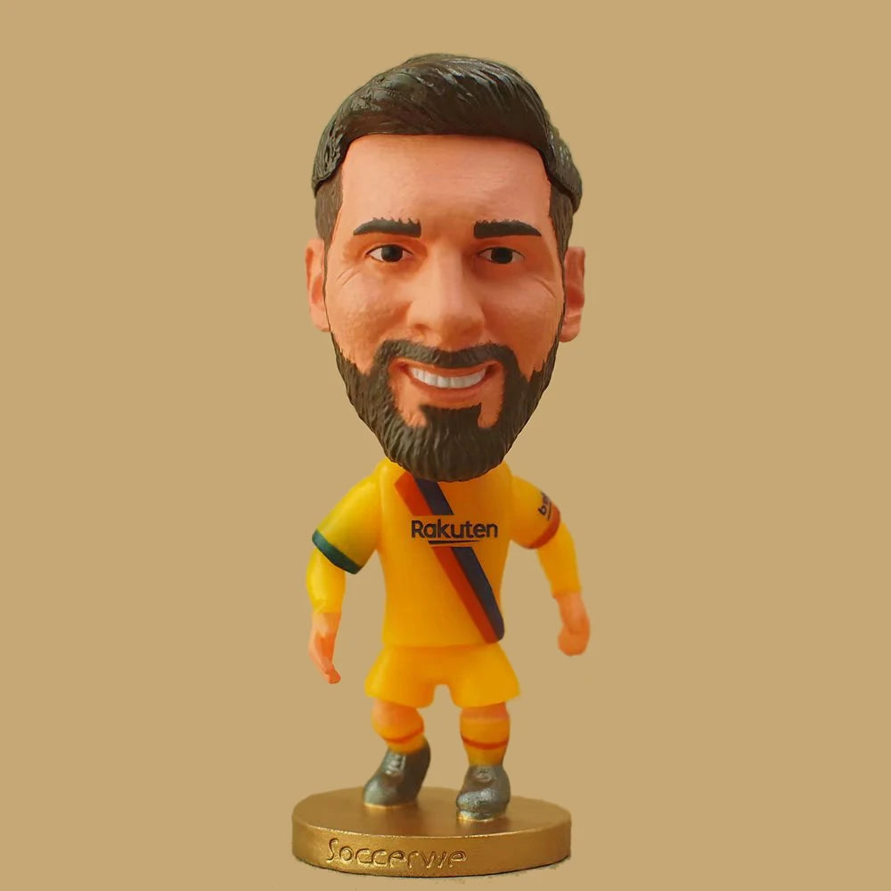 6.5cm Soccer Toys B2006 B2009 B2021 B2025 Player Resin Activity Dolls