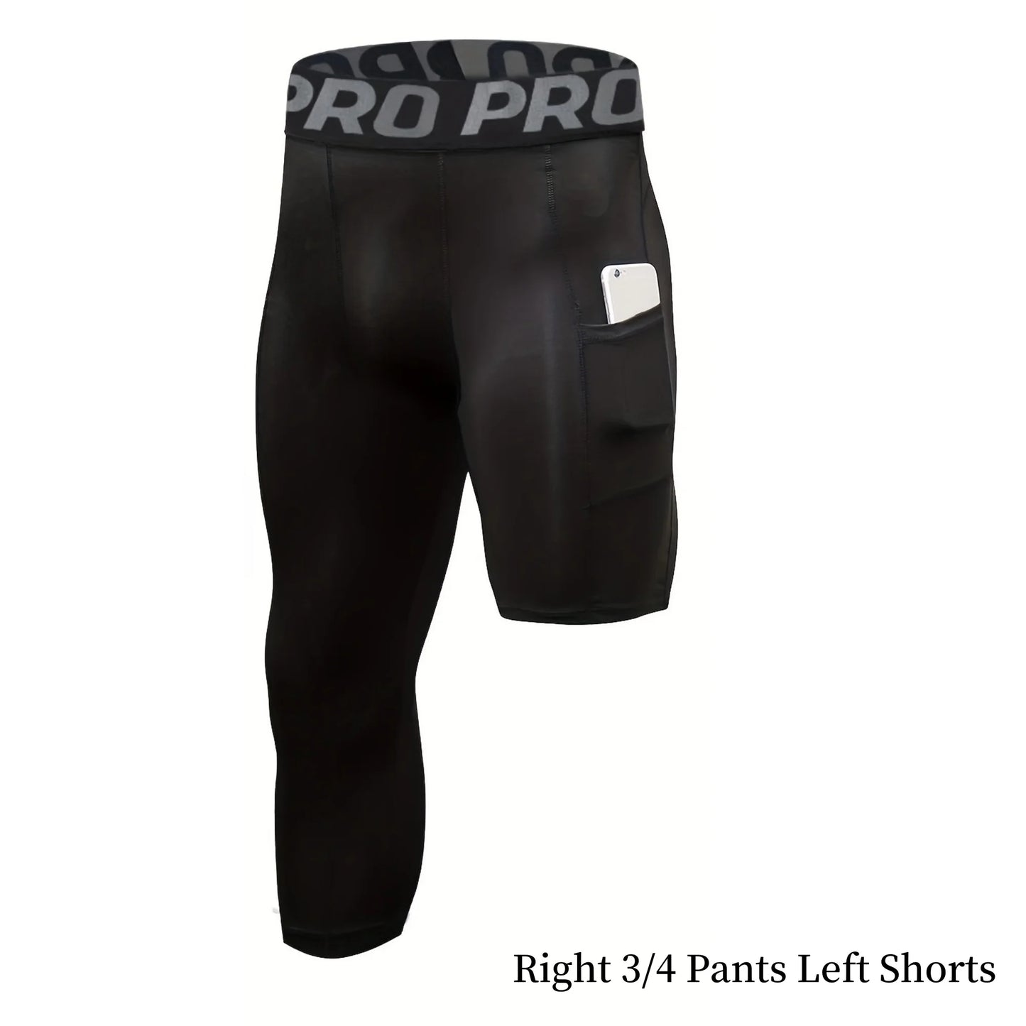 Legging Compression 3/4 Basketball & Gym