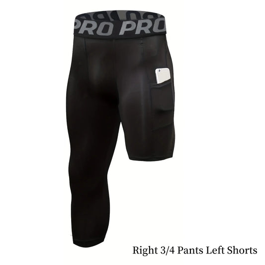 Legging Compression 3/4 Basketball & Gym