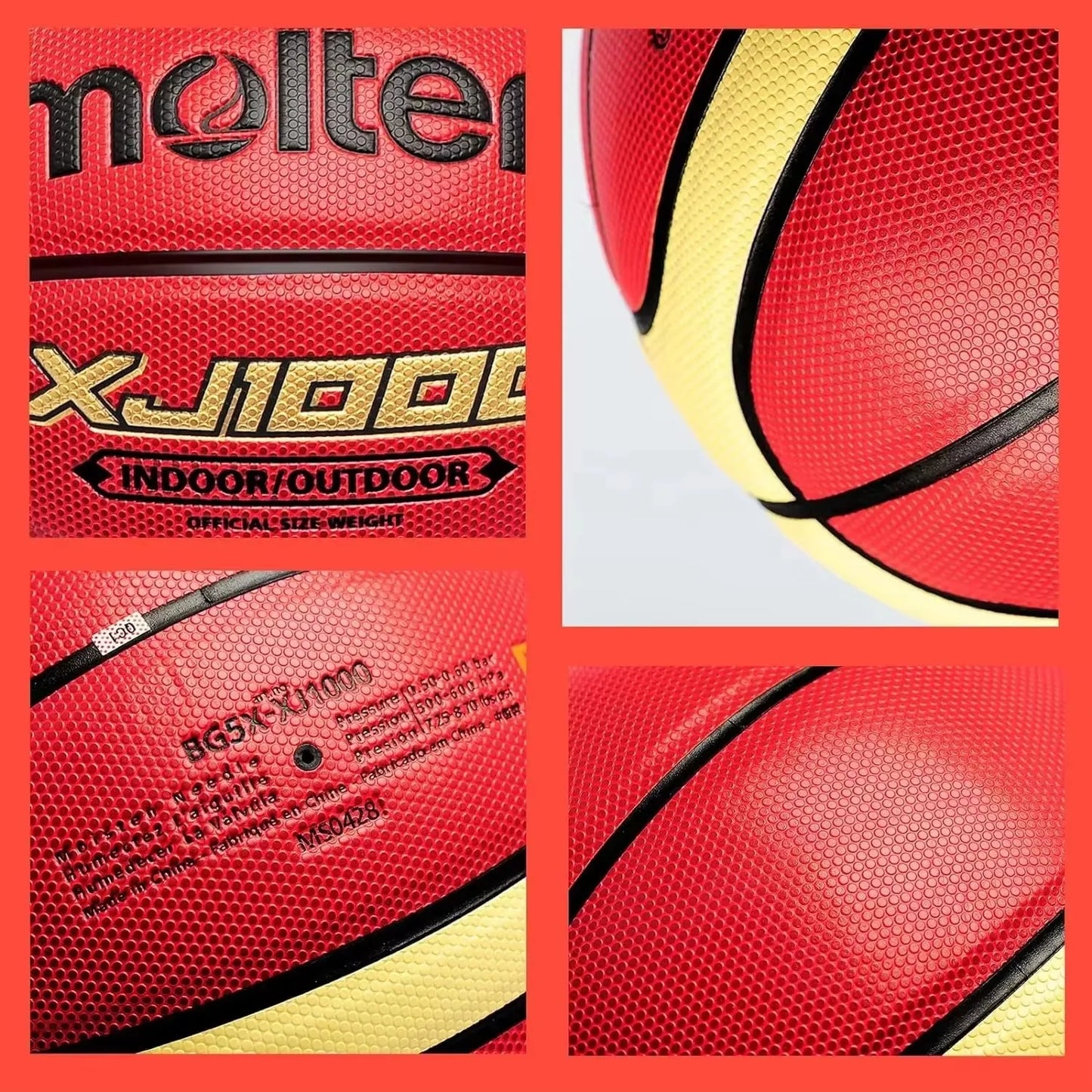Ballon de Basketball Molten XJ1000 Taille 6/7