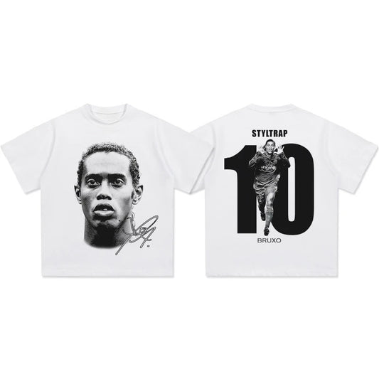 T-Shirt Ronaldinho – Tee Shirt Soccer Coton Oversize