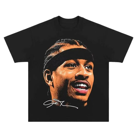 T-Shirt Allen Iverson – Tee Shirt Basketball Coton Oversize