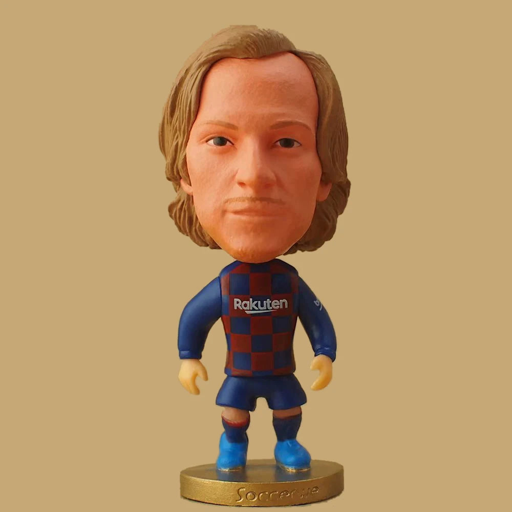 6.5cm Soccer Toys B2006 B2009 B2021 B2025 Player Resin Activity Dolls