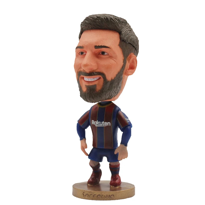 6.5cm Soccer Toys B2006 B2009 B2021 B2025 Player Resin Activity Dolls