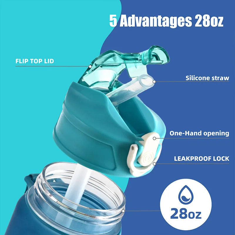 Gourde Sport 800ML – Grande Capacité