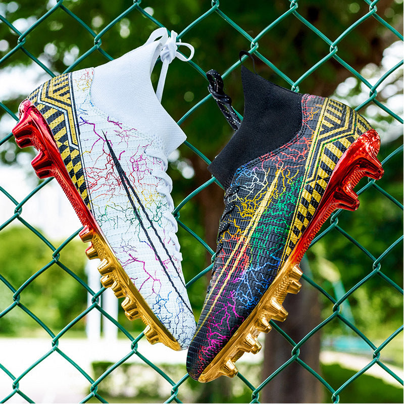 Chaussures de Soccer Homme Semelle Dorée