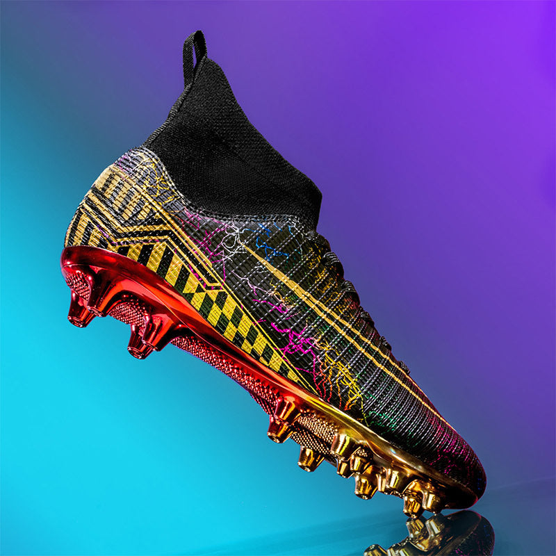 Chaussures de Soccer Homme Semelle Dorée